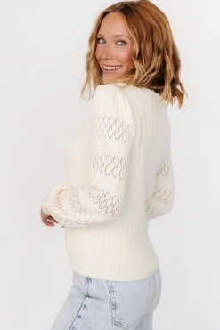 Sale Baltic Born April Knit Sweater | Cream