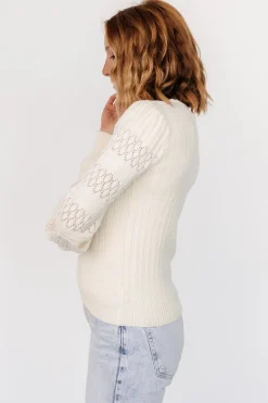 Sale Baltic Born April Knit Sweater | Cream