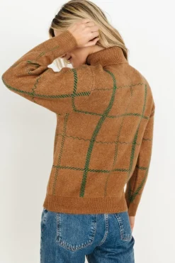 Clearance Baltic Born Arden Turtleneck Sweater | Camel