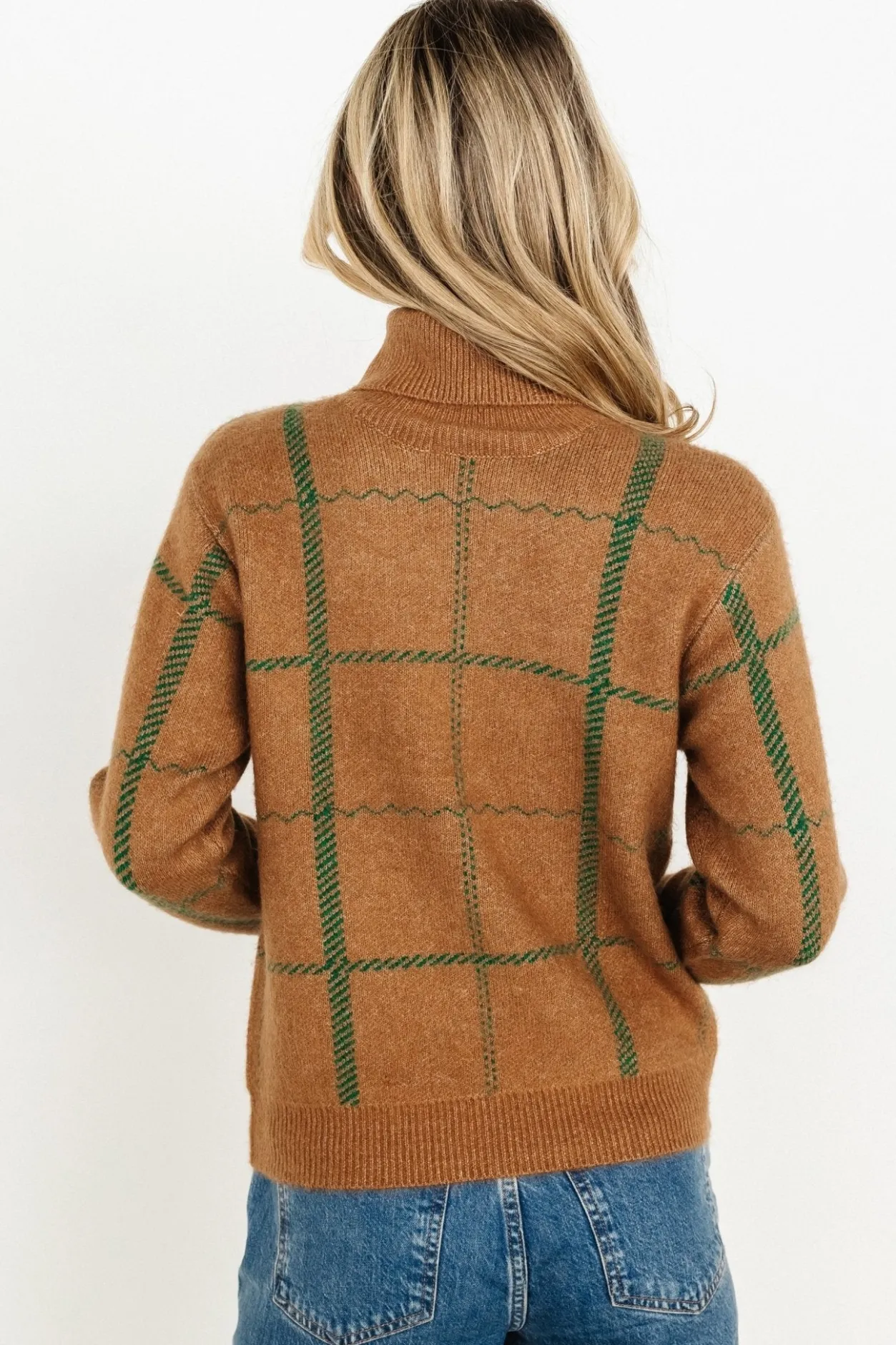 Clearance Baltic Born Arden Turtleneck Sweater | Camel