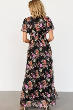 Fashion Baltic Born Ardley Maxi Dress | Black Multi Floral BlackMultiFloral