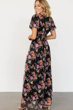 Fashion Baltic Born Ardley Maxi Dress | Black Multi Floral BlackMultiFloral