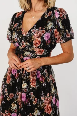 Fashion Baltic Born Ardley Maxi Dress | Black Multi Floral BlackMultiFloral