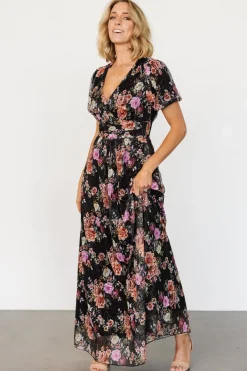 Fashion Baltic Born Ardley Maxi Dress | Black Multi Floral BlackMultiFloral