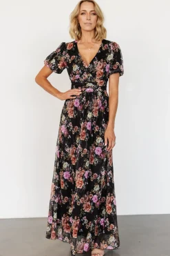 Fashion Baltic Born Ardley Maxi Dress | Black Multi Floral BlackMultiFloral