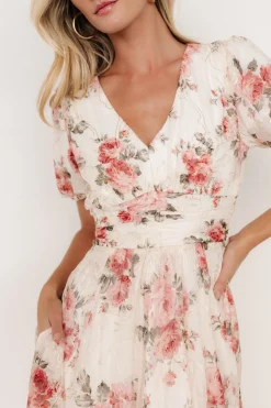 Online Baltic Born Ardley Maxi Dress | Cream + Rose Floral Cream+RoseFloral