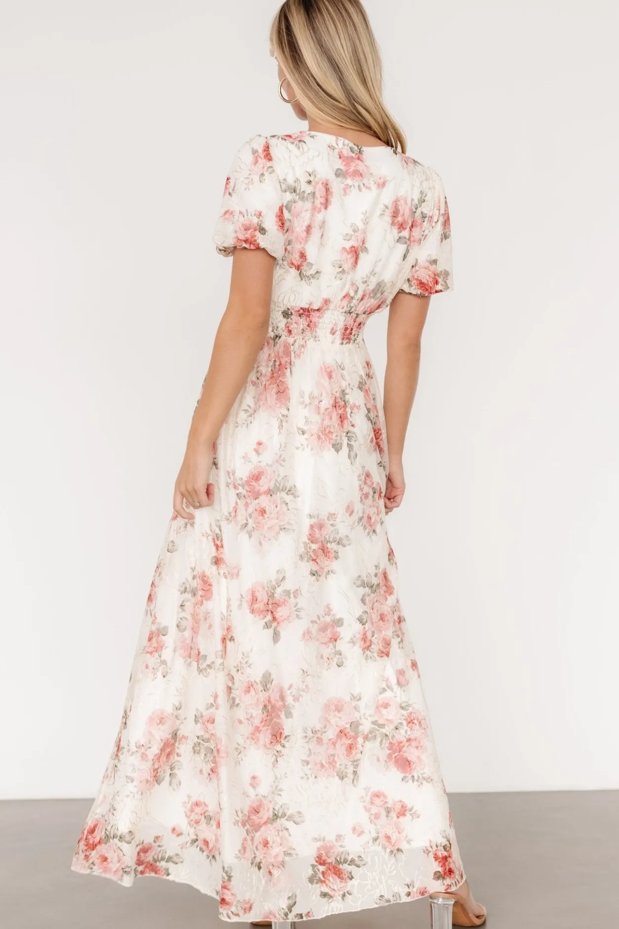 Online Baltic Born Ardley Maxi Dress | Cream + Rose Floral Cream+RoseFloral