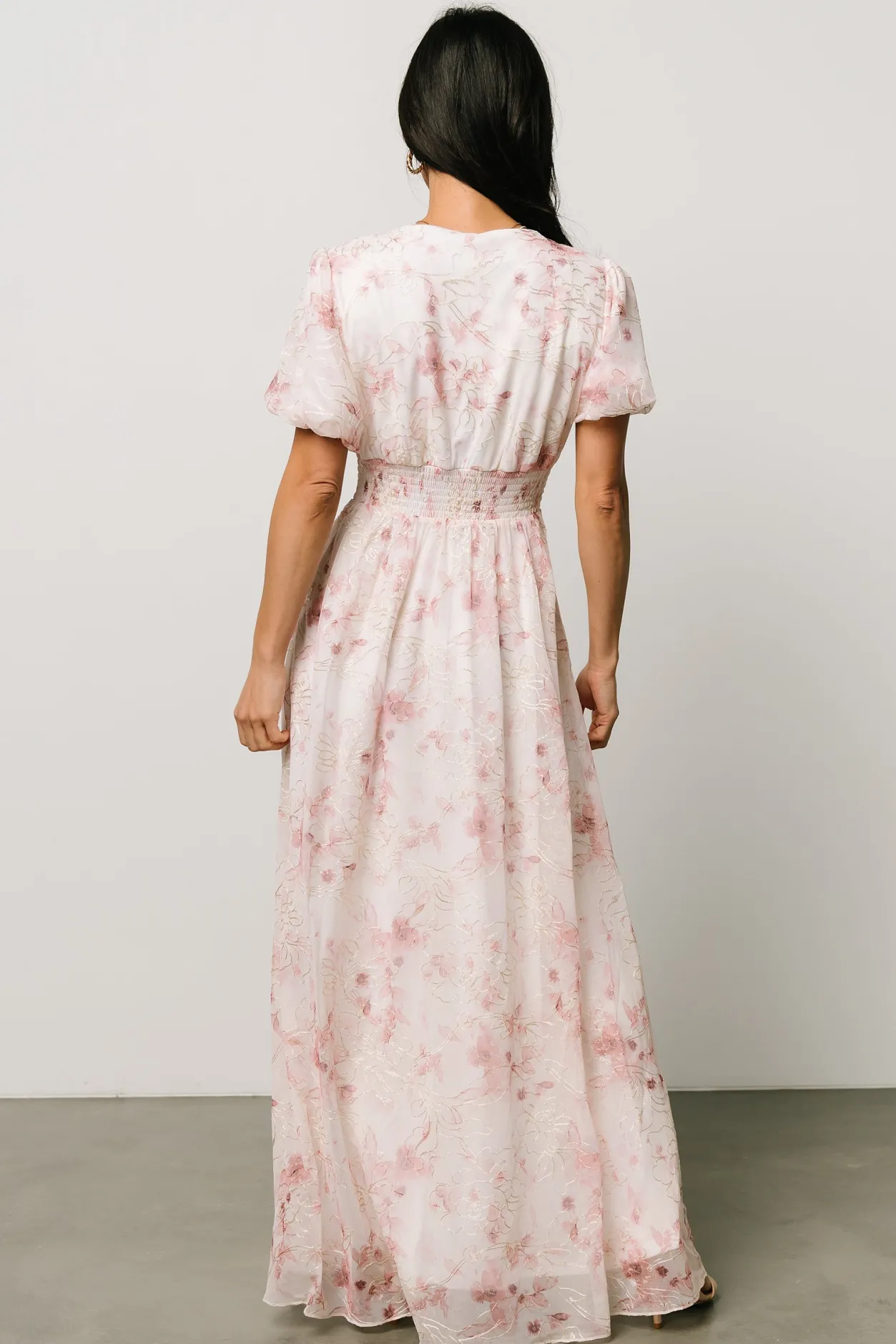Hot Baltic Born Ardley Maxi Dress | Mauve Floral MauveFloral