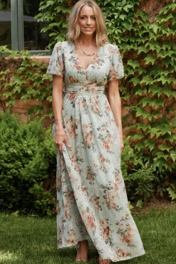 Online Baltic Born Ardley Maxi Dress | Sage Floral SageFloral