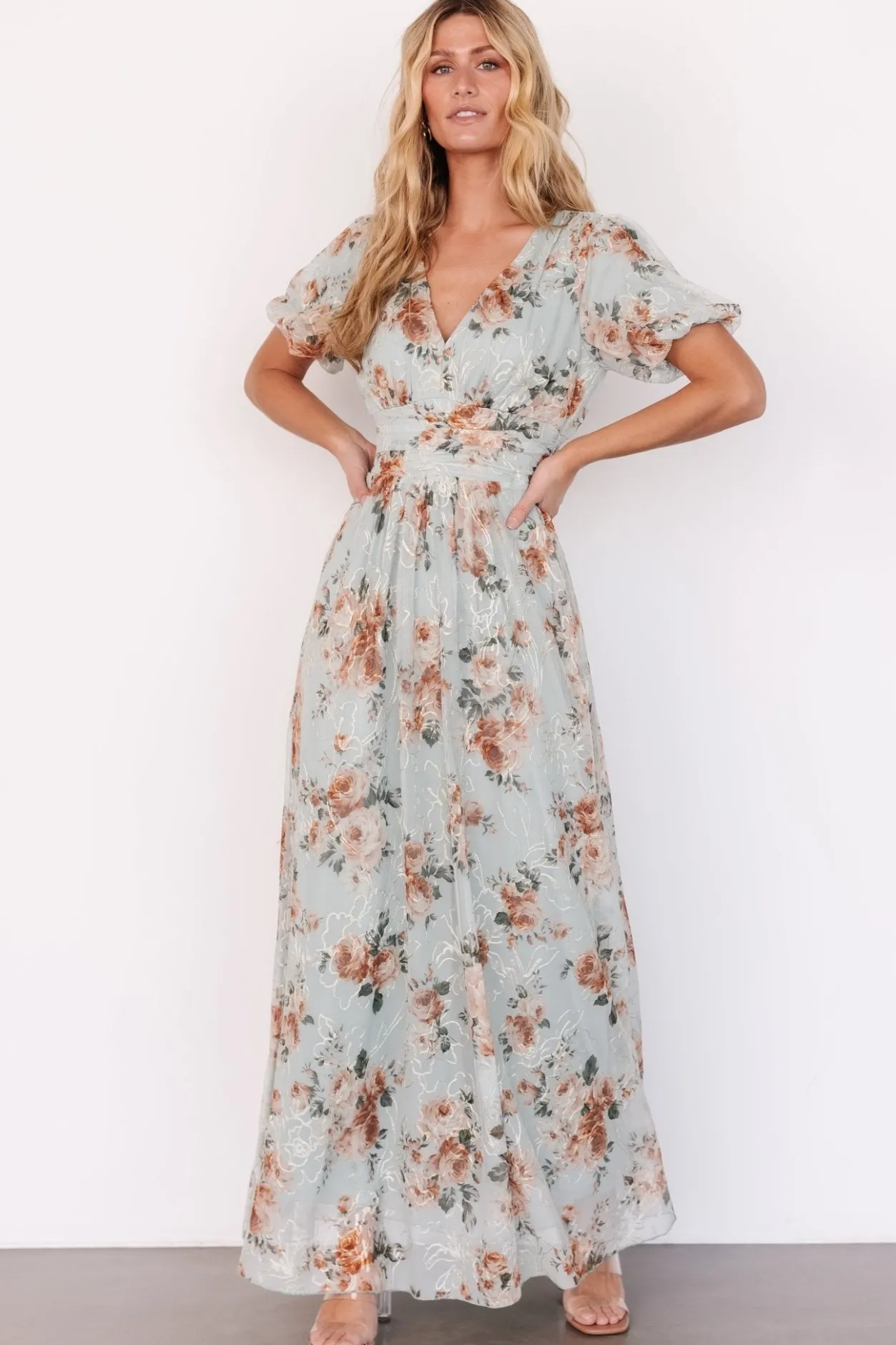 Online Baltic Born Ardley Maxi Dress | Sage Floral SageFloral
