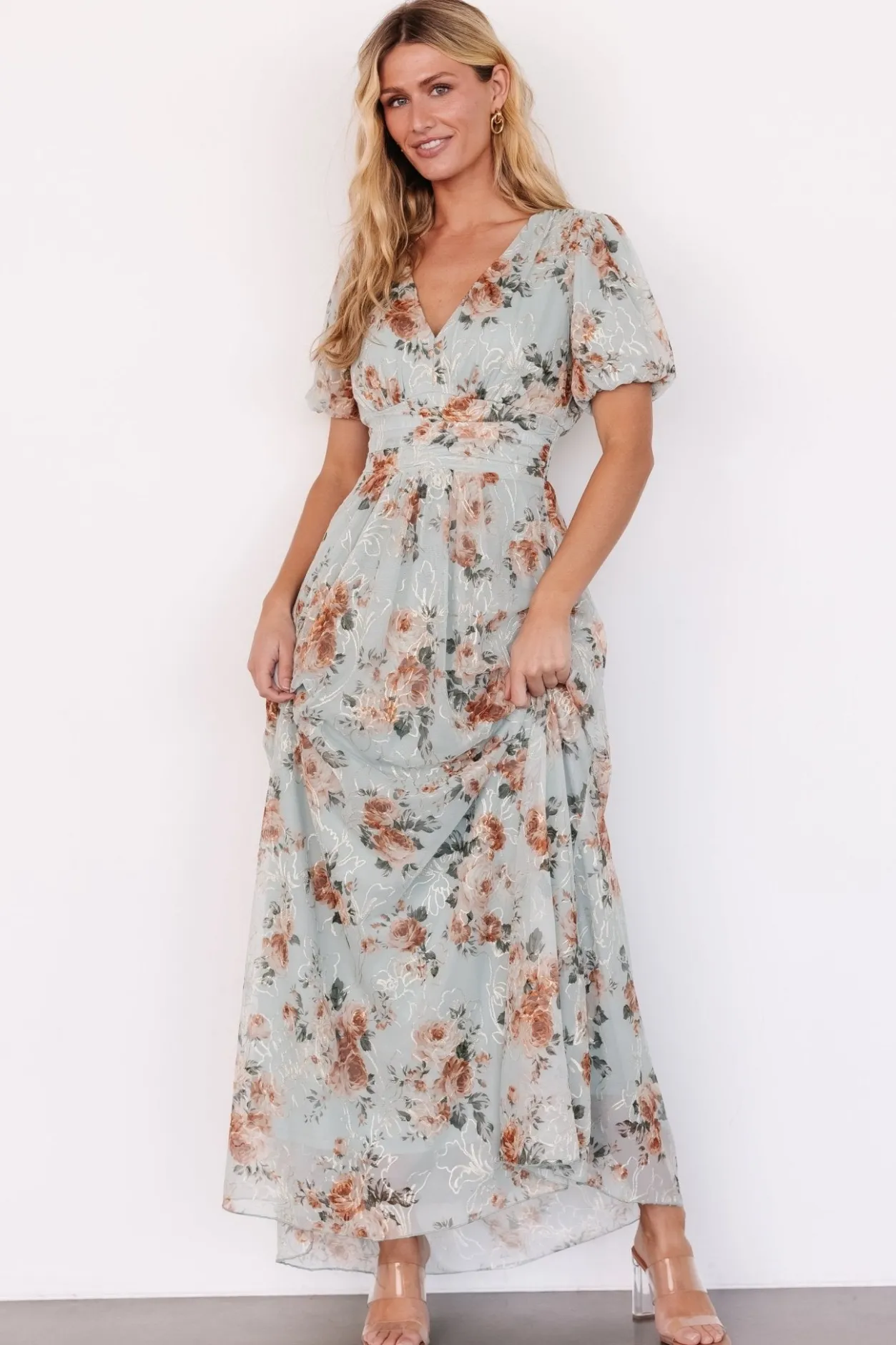 Online Baltic Born Ardley Maxi Dress | Sage Floral SageFloral
