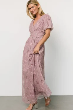 Fashion Baltic Born Ardley Maxi Dress | Vintage Plum Floral VintagePlumFloral