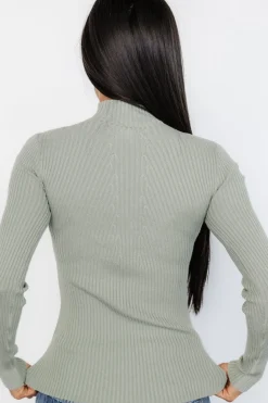 Best Baltic Born Ari Ribbed Long Sleeve Top | Sage
