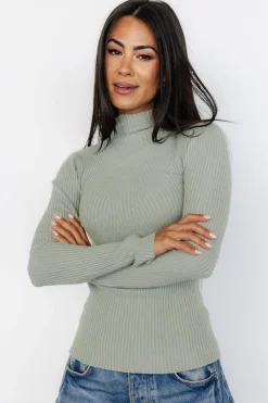 Best Baltic Born Ari Ribbed Long Sleeve Top | Sage