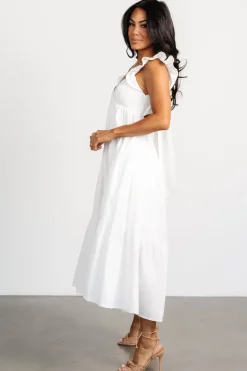 Discount Baltic Born Aria Back Tie Dress | Off White OffWhite