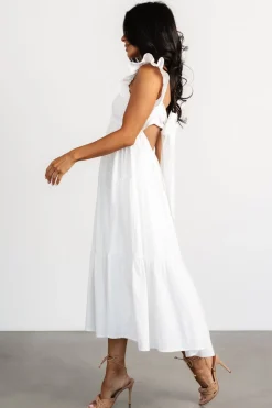 Discount Baltic Born Aria Back Tie Dress | Off White OffWhite