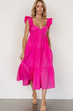 Hot Baltic Born Aria Back Tie Dress | Pink