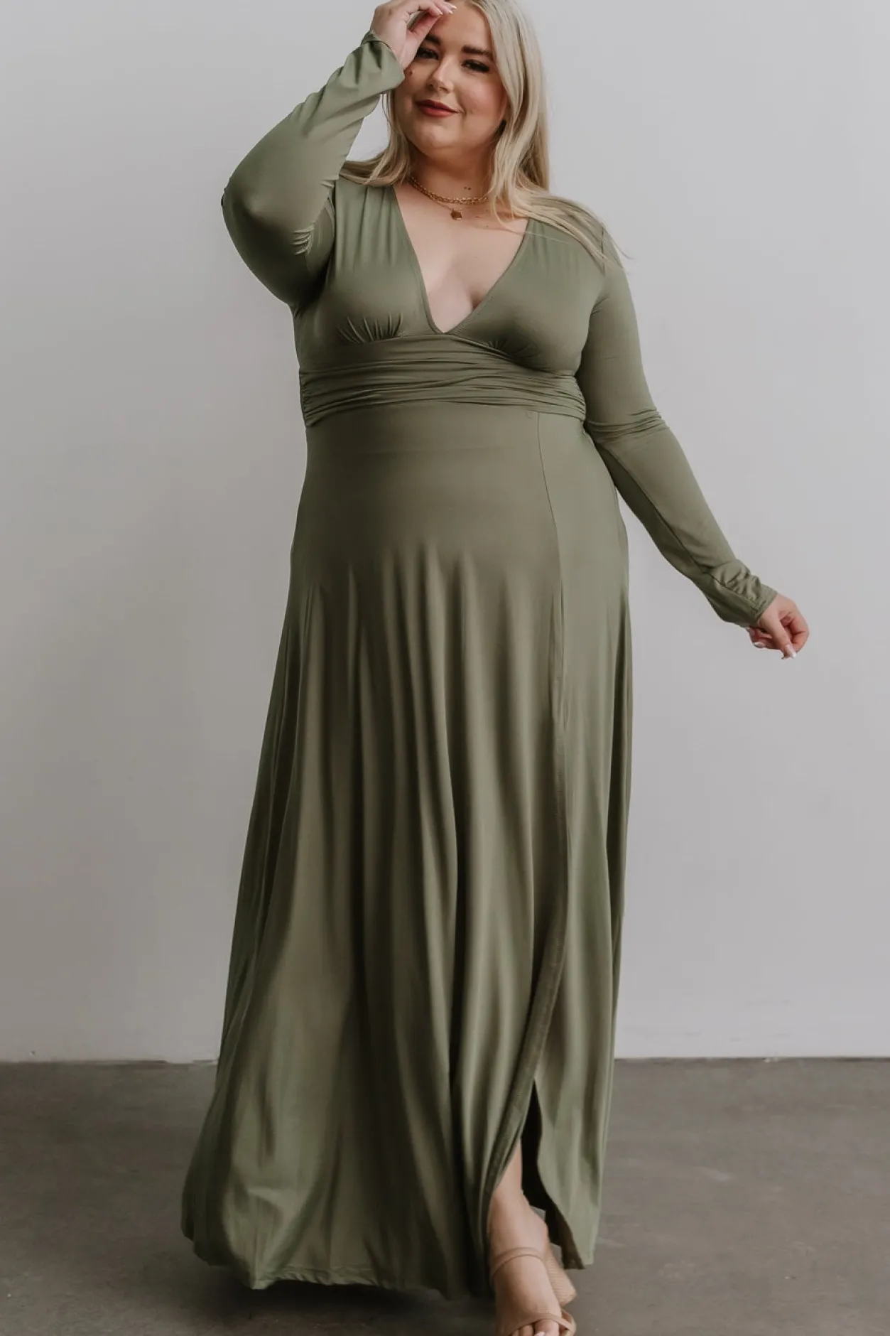 Outlet Baltic Born Arianna Maxi Dress | Dusty Sage DustySage