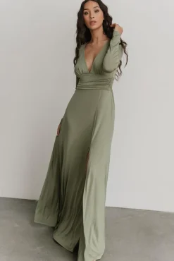 Outlet Baltic Born Arianna Maxi Dress | Dusty Sage DustySage