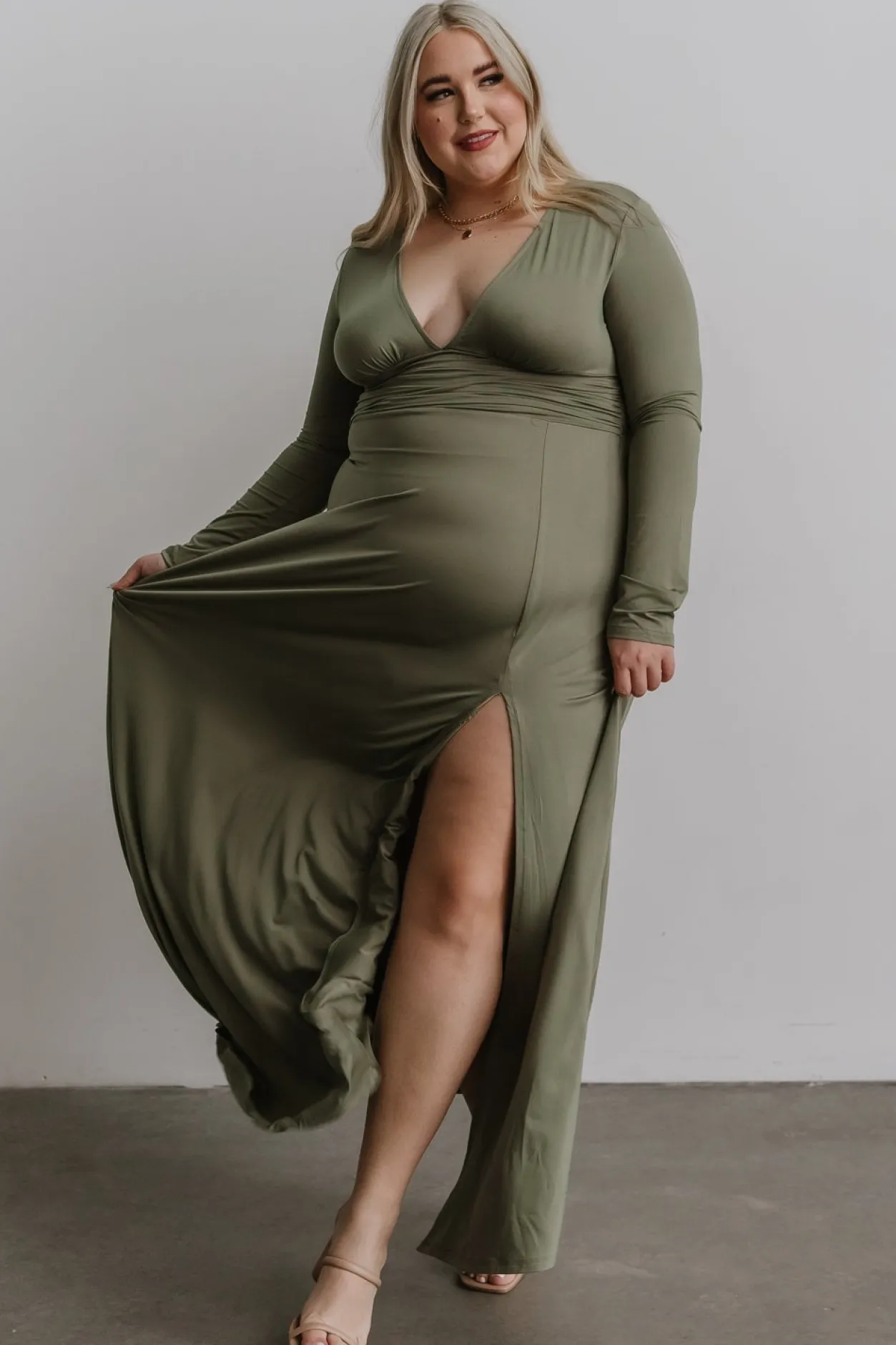 Outlet Baltic Born Arianna Maxi Dress | Dusty Sage DustySage