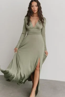 Outlet Baltic Born Arianna Maxi Dress | Dusty Sage DustySage