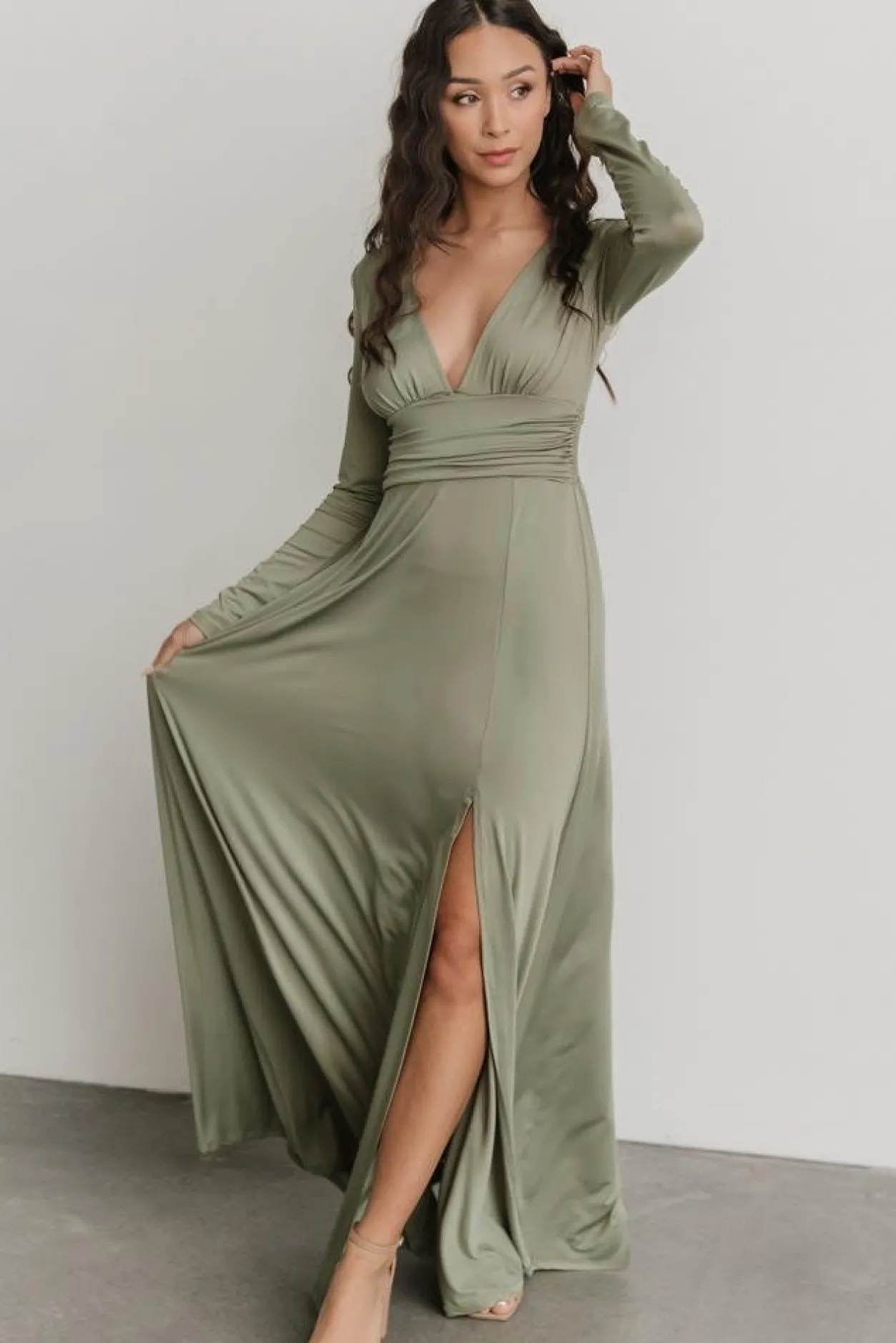 Outlet Baltic Born Arianna Maxi Dress | Dusty Sage DustySage