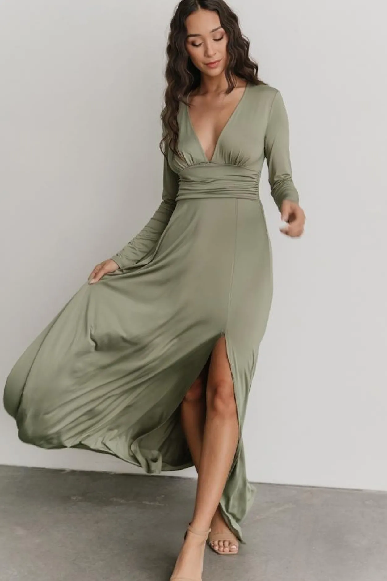 Outlet Baltic Born Arianna Maxi Dress | Dusty Sage DustySage
