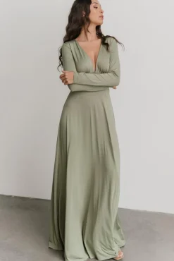Outlet Baltic Born Arianna Maxi Dress | Dusty Sage DustySage