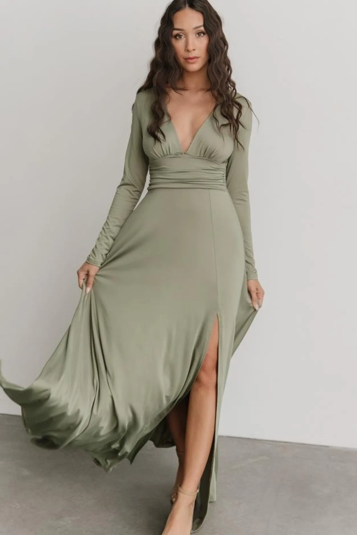 Outlet Baltic Born Arianna Maxi Dress | Dusty Sage DustySage