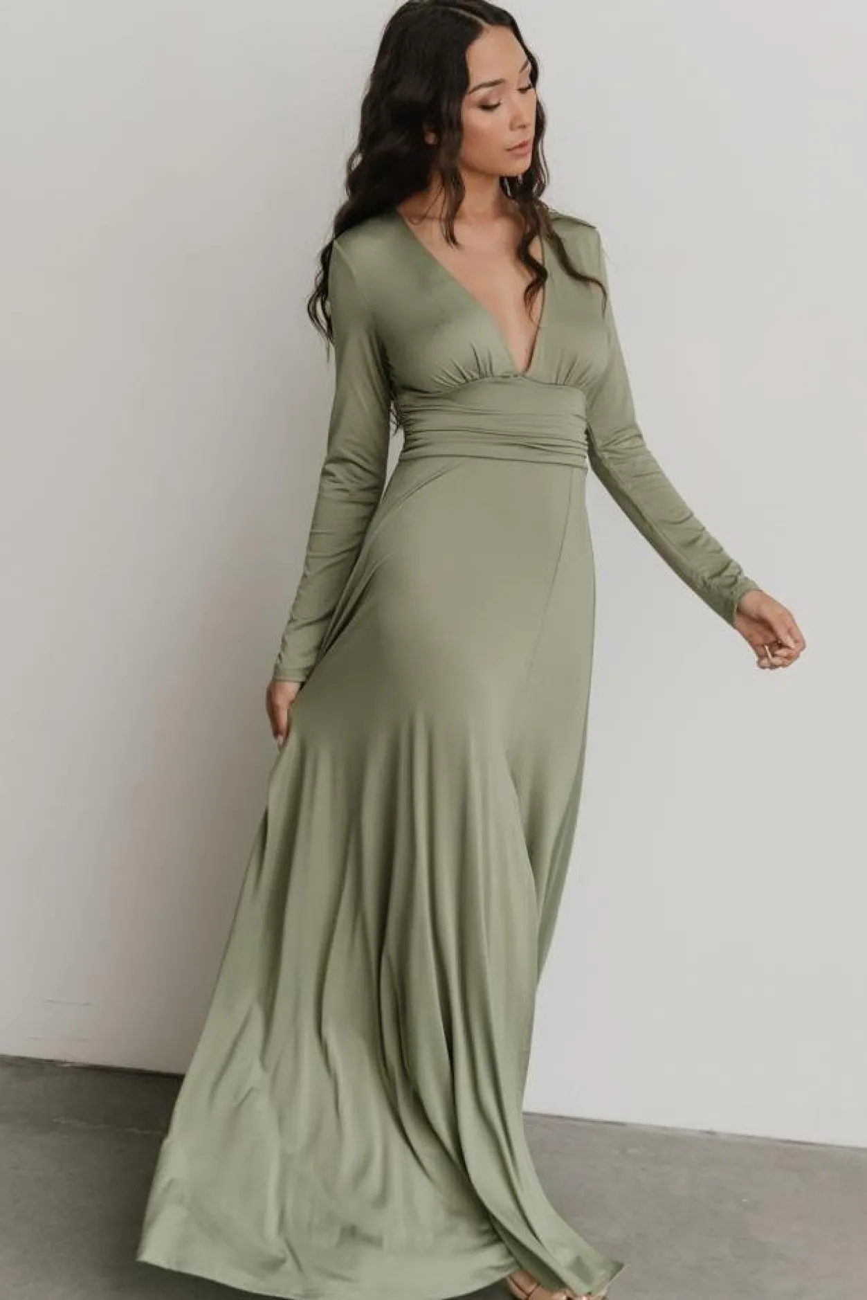 Outlet Baltic Born Arianna Maxi Dress | Dusty Sage DustySage