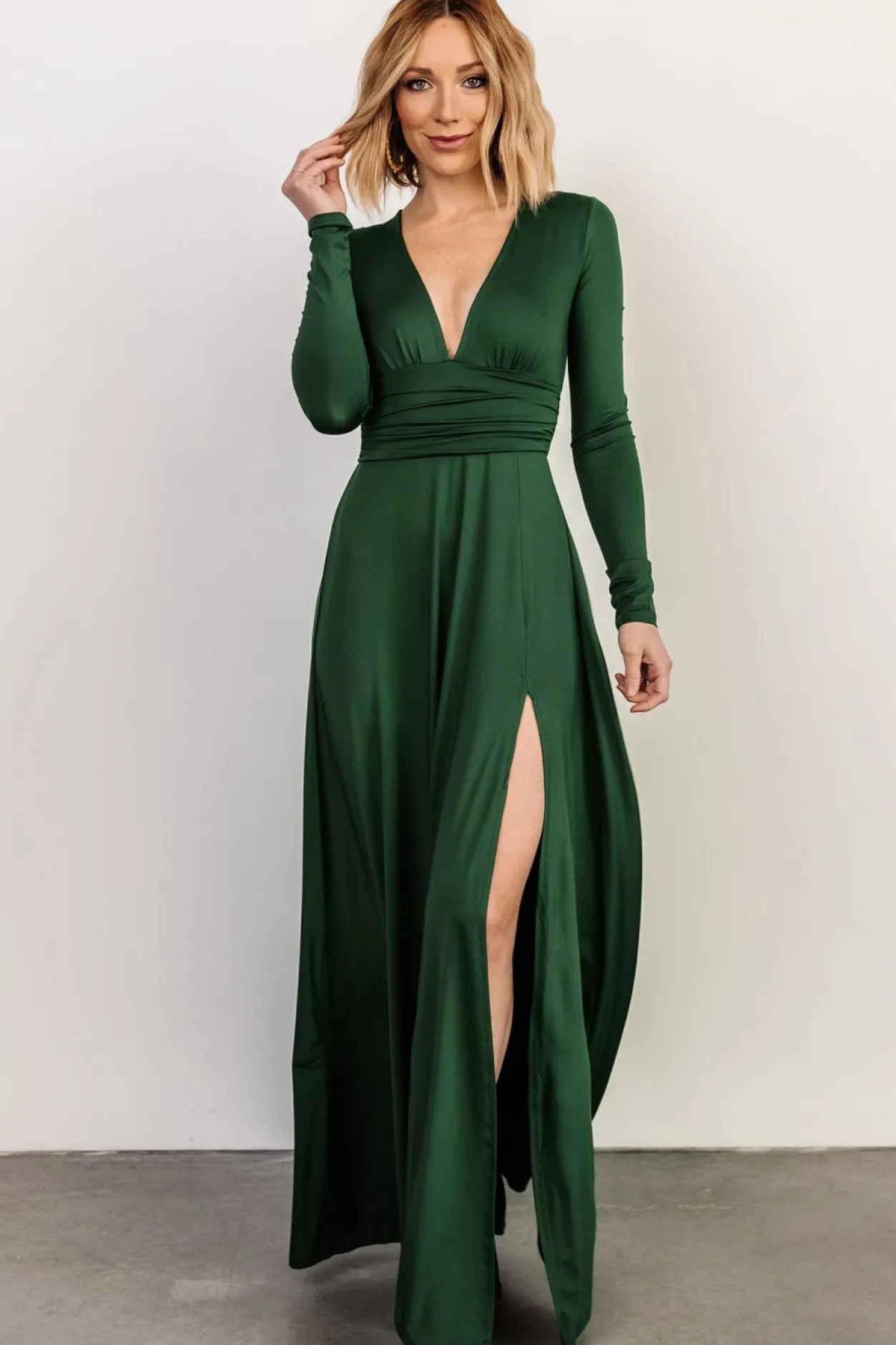 Sale Baltic Born Arianna Maxi Dress | Hunter Green HunterGreen