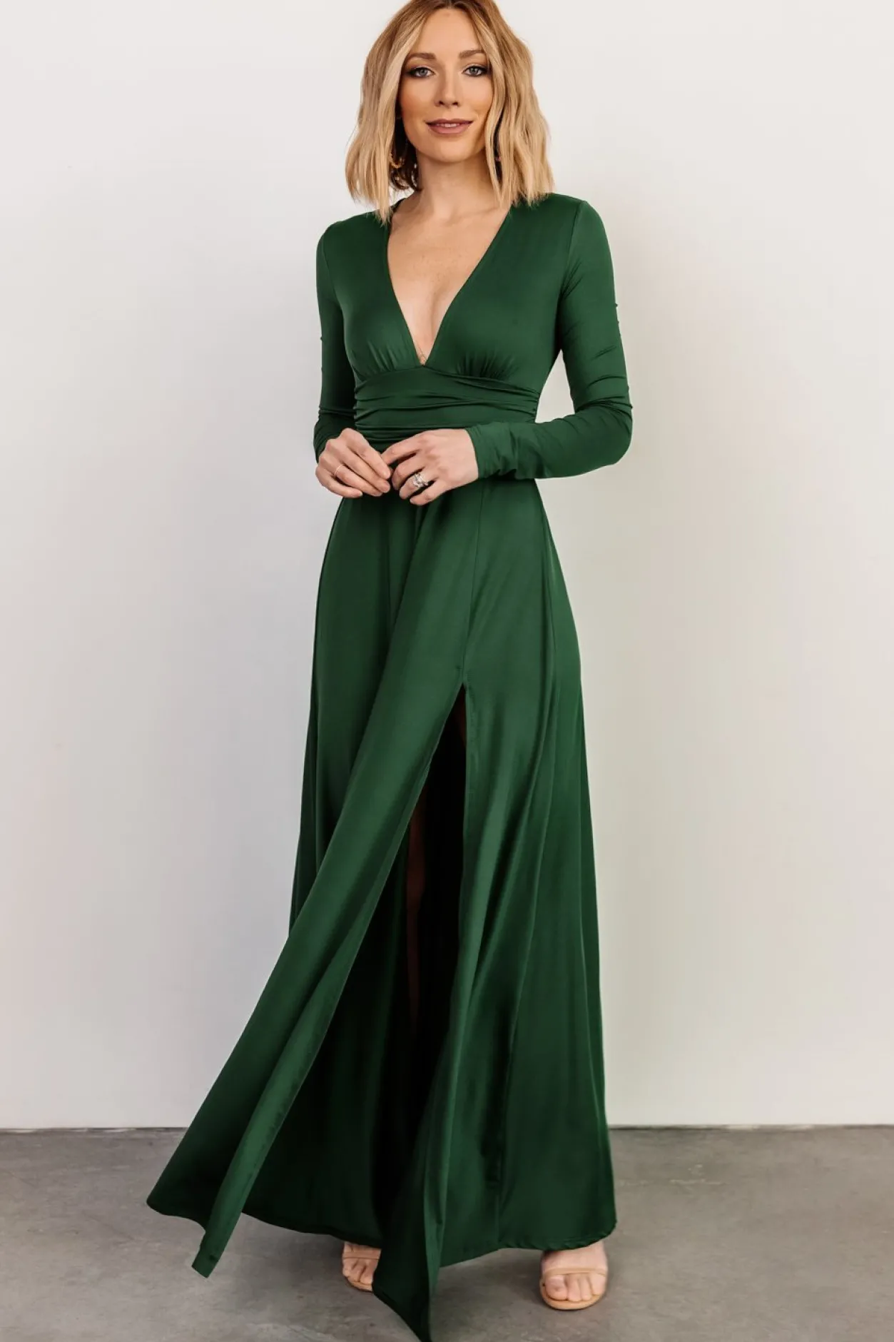 Sale Baltic Born Arianna Maxi Dress | Hunter Green HunterGreen