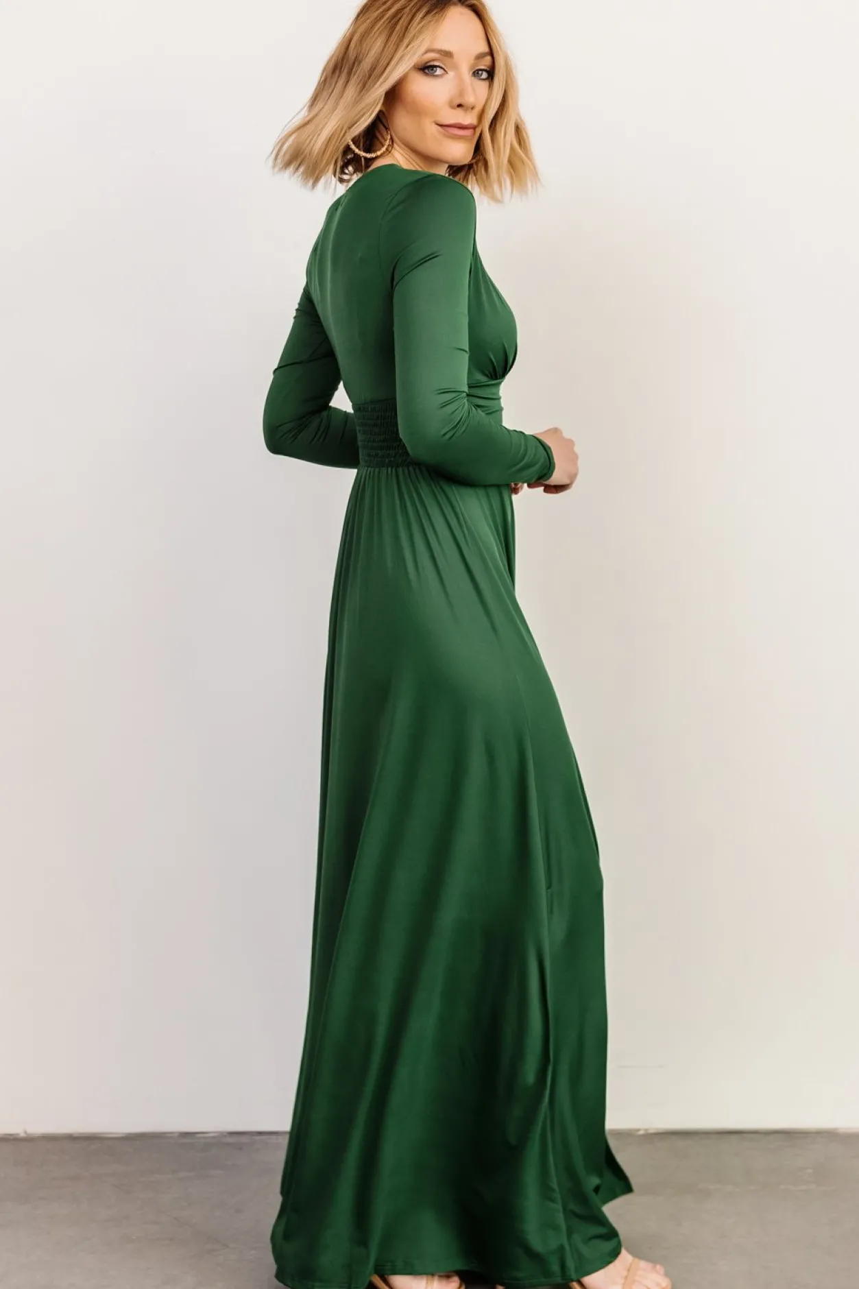 Sale Baltic Born Arianna Maxi Dress | Hunter Green HunterGreen