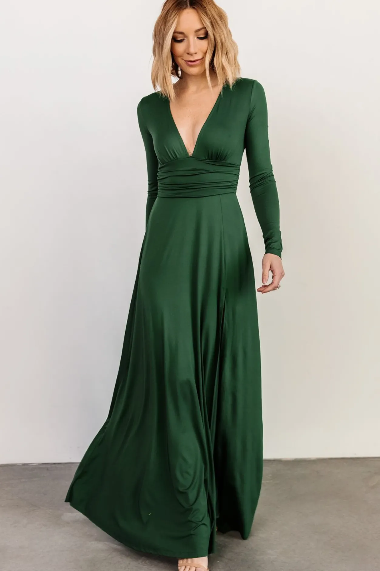 Sale Baltic Born Arianna Maxi Dress | Hunter Green HunterGreen