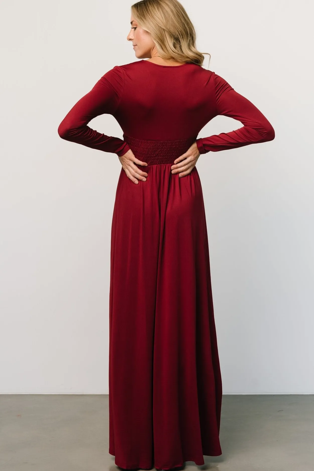 Hot Baltic Born Arianna Maxi Dress | Wine