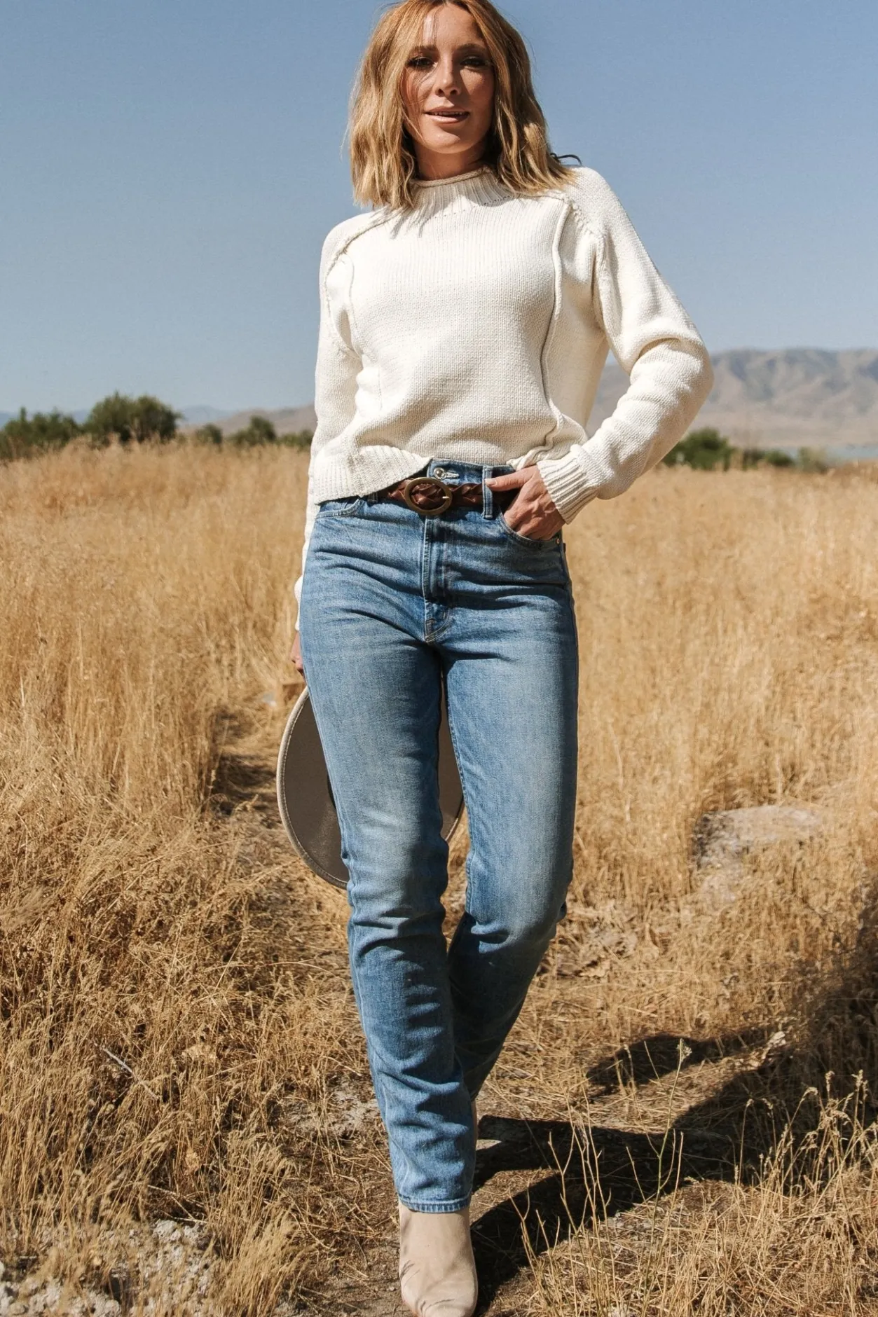 Discount Baltic Born Arielle Knit Sweater | Ivory