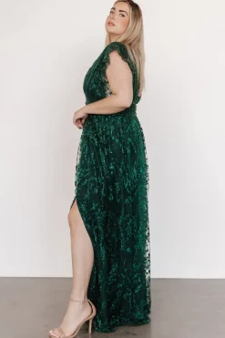 Fashion Baltic Born Arlene Shimmer Gown | Emerald