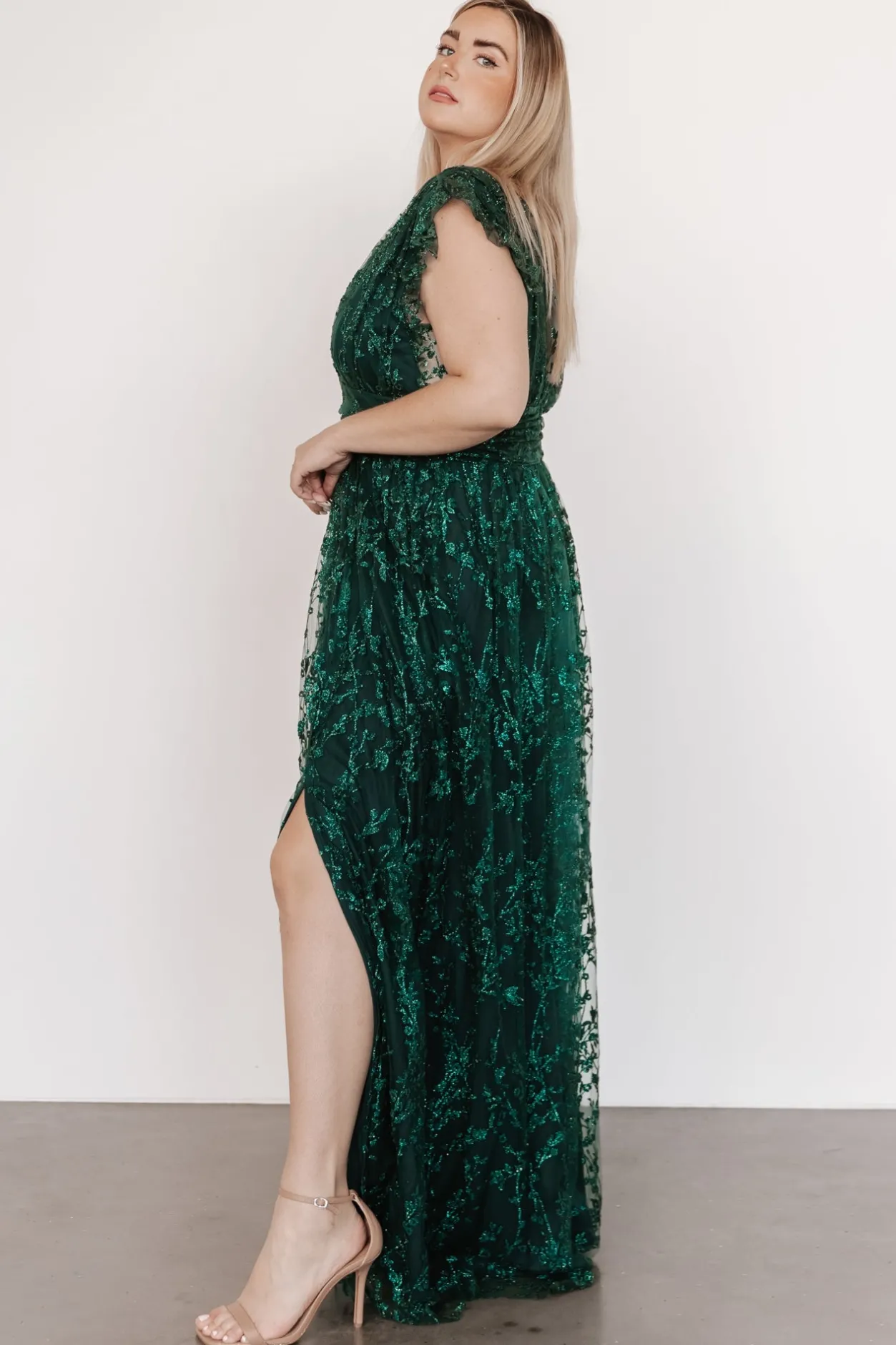 Fashion Baltic Born Arlene Shimmer Gown | Emerald