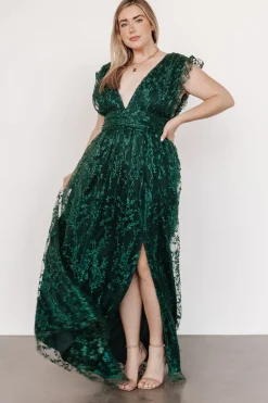 Fashion Baltic Born Arlene Shimmer Gown | Emerald