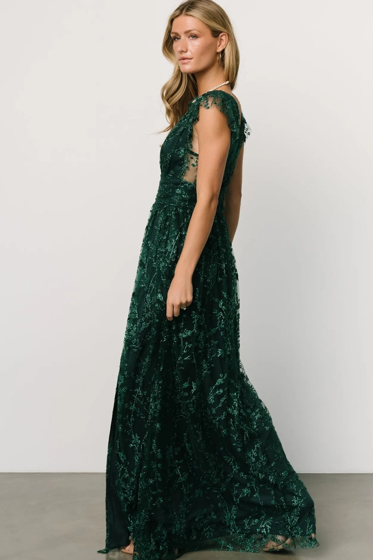 Fashion Baltic Born Arlene Shimmer Gown | Emerald