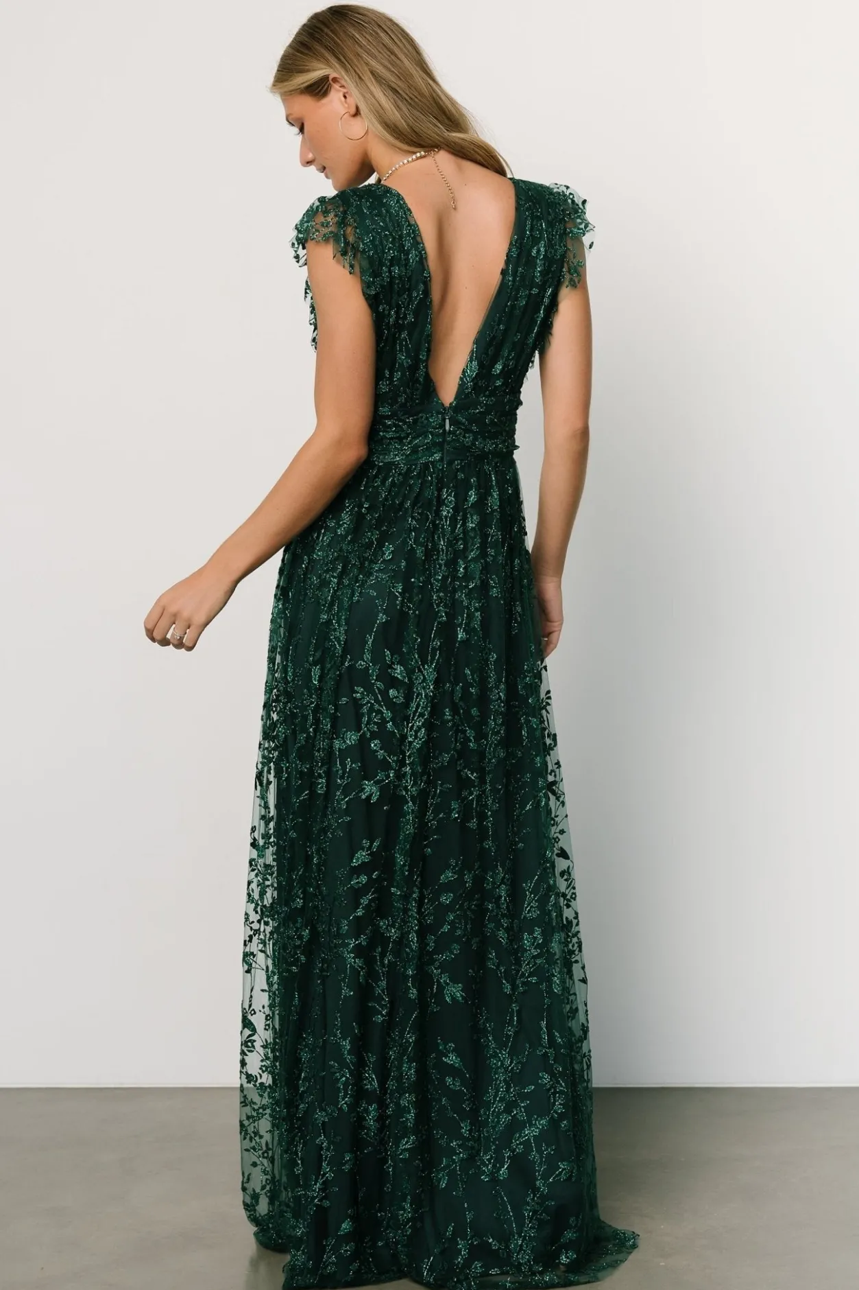 Fashion Baltic Born Arlene Shimmer Gown | Emerald