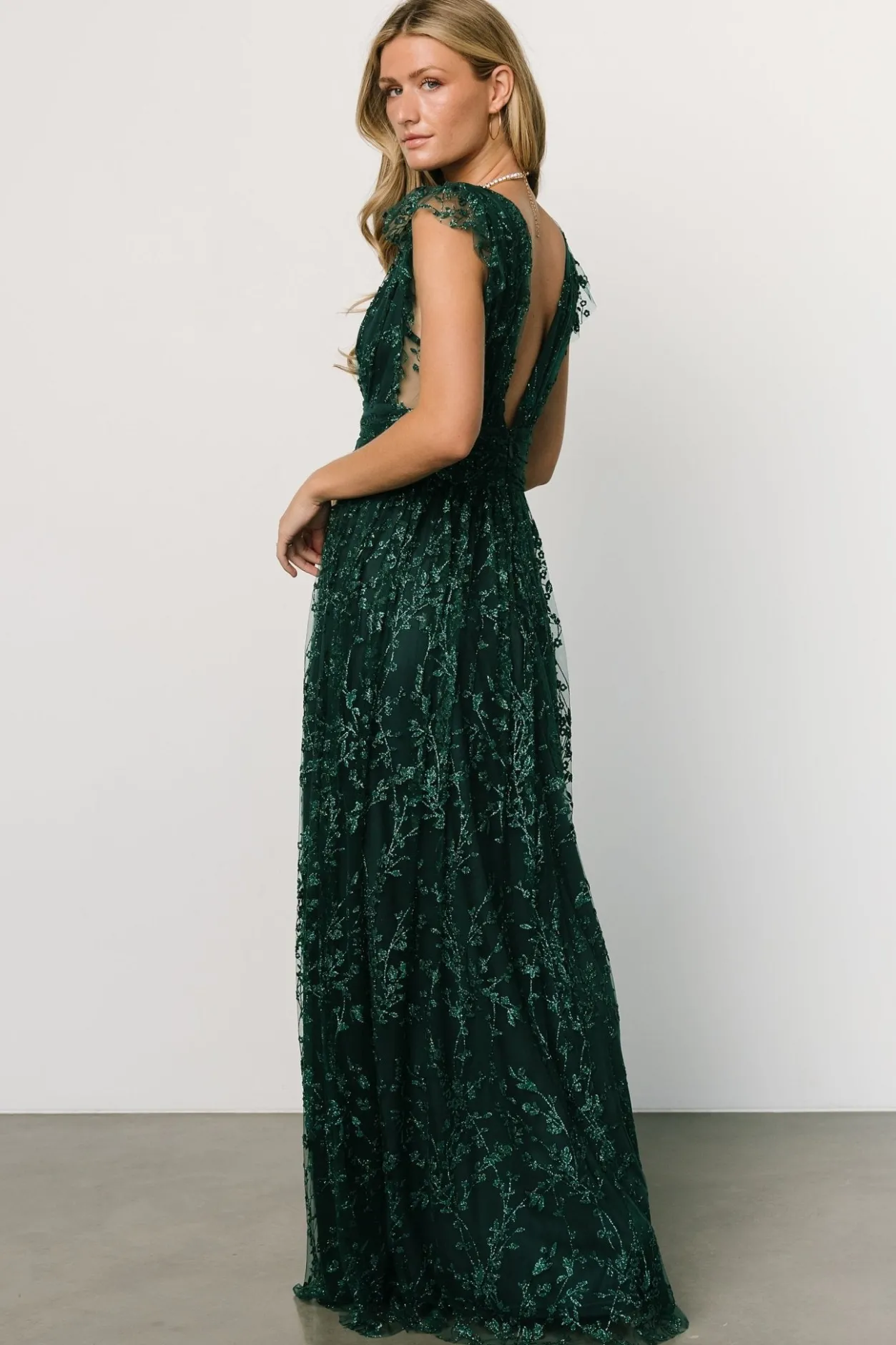 Fashion Baltic Born Arlene Shimmer Gown | Emerald