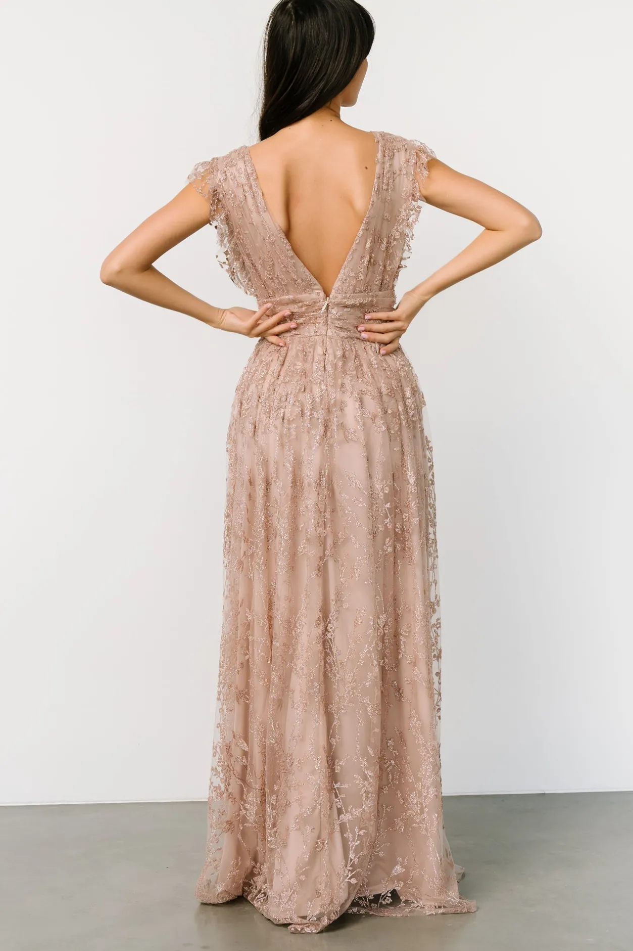 Fashion Baltic Born Arlene Shimmer Gown | Nude Rose NudeRose