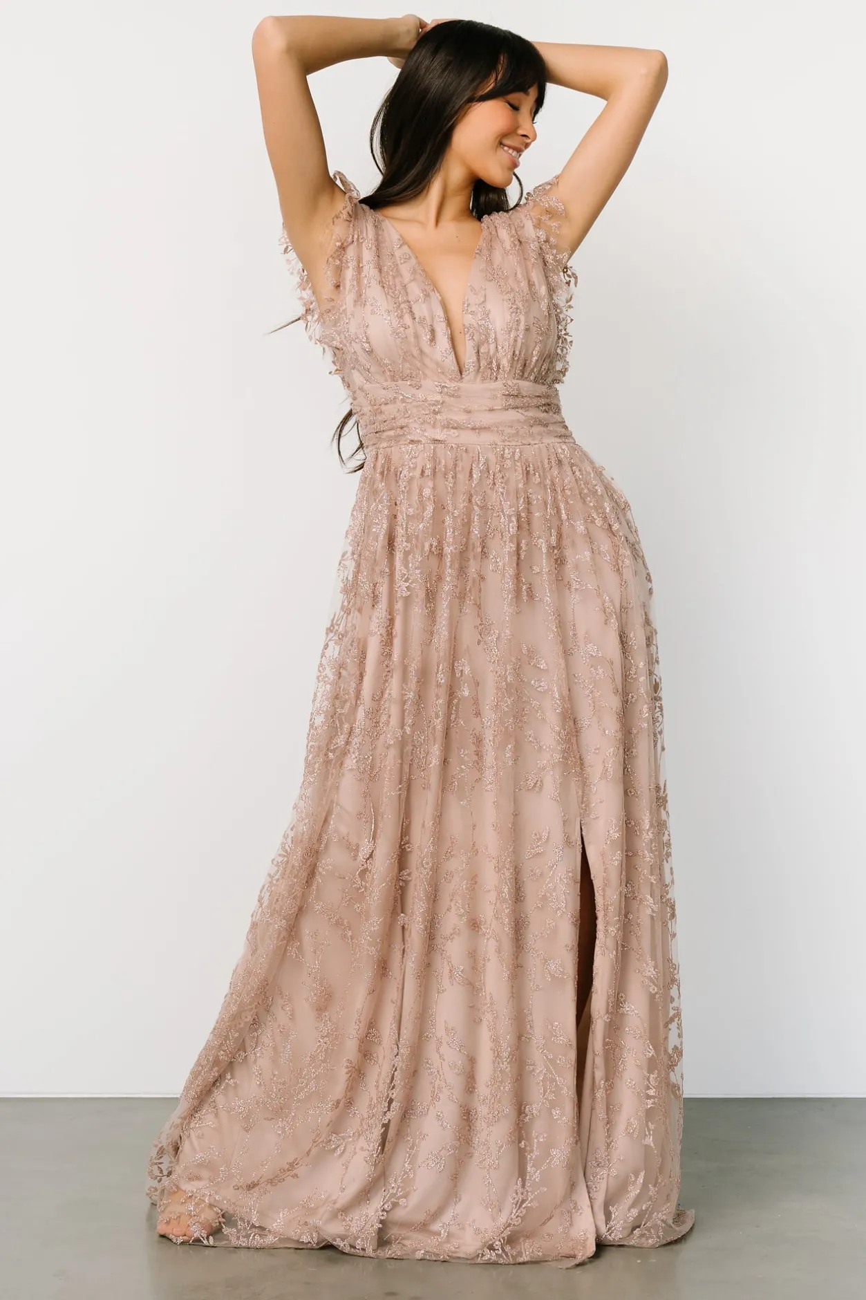 Fashion Baltic Born Arlene Shimmer Gown | Nude Rose NudeRose
