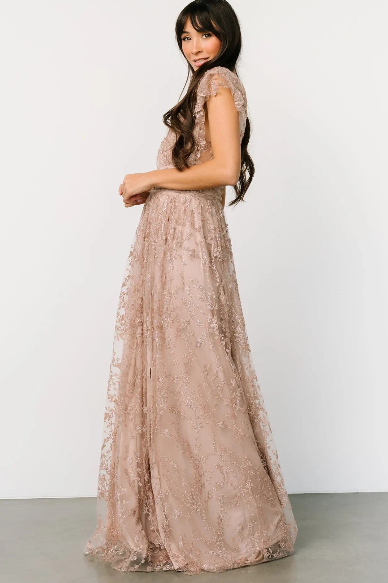 Fashion Baltic Born Arlene Shimmer Gown | Nude Rose NudeRose