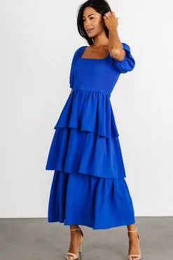 Online Baltic Born Ashbourne Tiered Dress | Cobalt