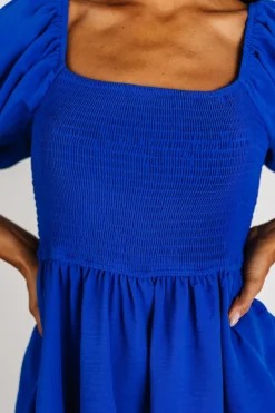 Online Baltic Born Ashbourne Tiered Dress | Cobalt