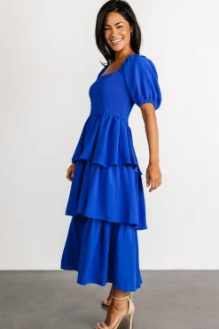 Online Baltic Born Ashbourne Tiered Dress | Cobalt