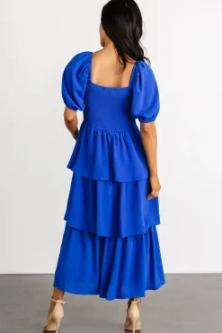 Online Baltic Born Ashbourne Tiered Dress | Cobalt