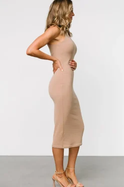 Hot Baltic Born Ashley Ribbed k Dress | Tan
